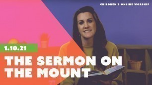 'The Sermon on the Mount // Children\'s Online Worship'