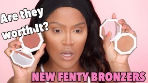 'NEW FENTY BEAUTY BRONZER REVIEW | MAKEUPSHAYLA'