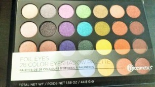 'BH costmatic | Foil Eyes  28 color eyeshadow palette.'