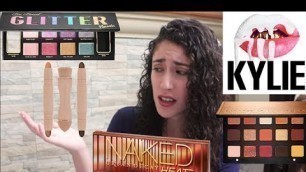 'ANTI-HAUL: Urban Decay, KKW beauty, Natasha Denona, Kylie Cosmetics, Too Faced'