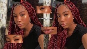 'BACK TO SCHOOL MAKEUP TUTORIAL ( WOC)'
