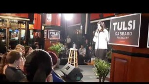 'After watching several of @TulsiGabbard’s workout videos, I’m pretty sure she could take me...'