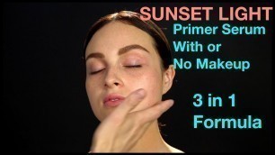 'SUNSET LIGHT Primer Serum Mixing Base How-to by Veil Cosmetics'