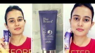 'BLUE HEAVEN PRIMER | Affordable &  Best Primer | Rs. 300| Honest Review & Demo | SWATI BHAMBRA'