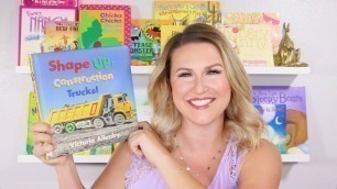 'Shape Up, Construction Trucks! Read Aloud | Kids Books | Read Along'