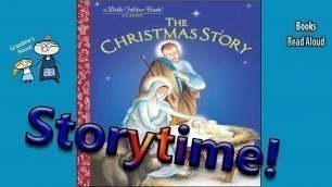 'THE CHRISTMAS STORY Read Aloud ~ Christmas Stories ~  Bedtime Story Read Along Books'