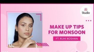 'Monsoon Makeup Tips | Makeup Tips For Rainy | Ft. Ruhi Roshan #Shorts- Myntra'