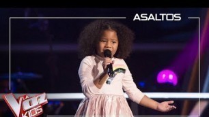 'Yolaini Viñas canta \'La gata bajo la lluvia\' | Asaltos | La Voz Kids Antena 3 2019'