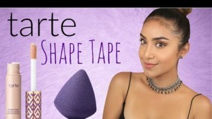 'Tarte Shape Tape Contour Concealer + Quickie Blending Sponge DEMO'