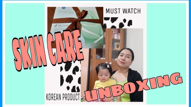 'SKINCARE UNBOXING | KOREAN BEAUTY PRODUCTS | MOMSHIE REN'