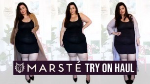 'PLUS SIZE FASHION TRY ON HAUL | MARSTÉ by Marlena Stell of Makeup Geek Cosmetics | Sometimes Glam'