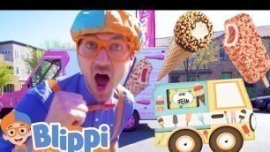 'Blippi Explores an Ice Cream Truck | Blippi!| Learning Videos for Kids'