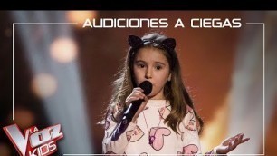 'Arian Jiménez canta \'Santa Lucía\' | Audiciones a ciegas | La Voz Kids Antena 3 2019'