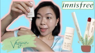'Full Face of Innisfree Simple Label | Vegan Makeup'