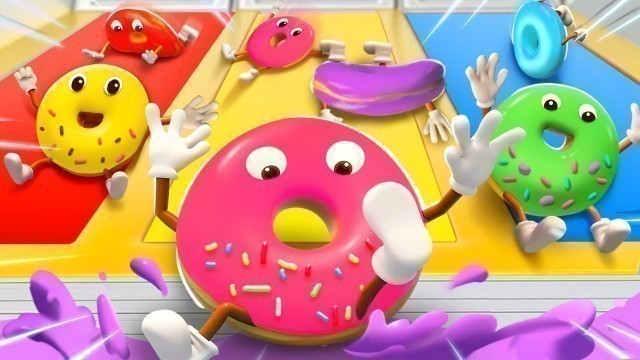 'Colors Song - Ten Little Donuts | Fun Sing Along Song | Kids Cartoon | Kids Song | BabyBus'