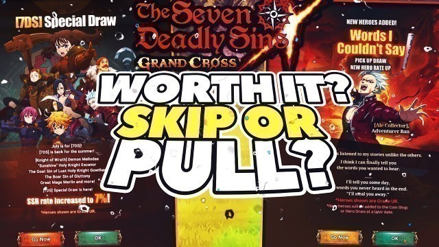 '7% COIN SHOP BANNER & BAN WORTH SUMMONING? FREE COSMETICS! | Seven Deadly Sins: Grand Cross'