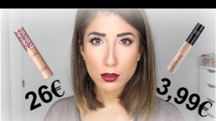 'CLON de SHAPE TAPE de TARTE??? | 26€ VS 3,99€ | ¿Son IGUALES?'