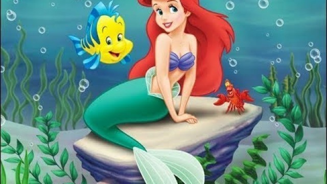 'Bedtime story , Disney, Ariel the little mermaid story,read along books for kids'