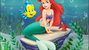 'Bedtime story , Disney,  Ariel the little mermaid story,read along books for kids'
