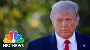 'President Trump Flown To Walter Reed Medical Center For Observation | NBC News'