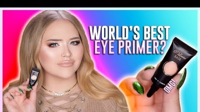 'OMG! WORLD\'S BEST EYESHADOW PRIMER?? | NikkieTutorials'