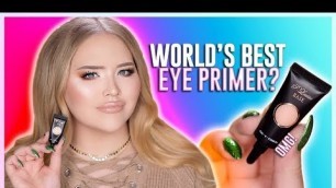 'OMG! WORLD\'S BEST EYESHADOW PRIMER?? | NikkieTutorials'