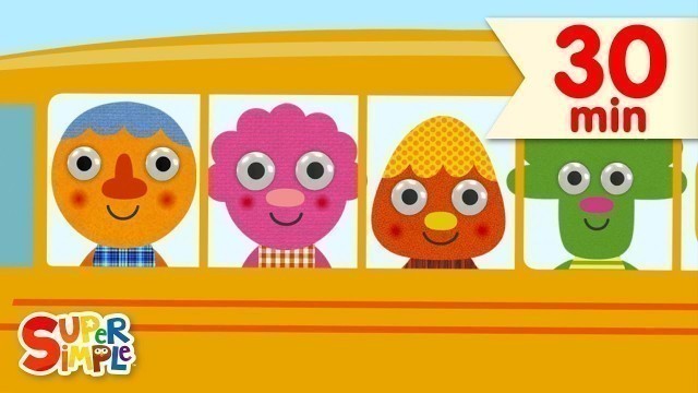 'The Wheels On The Bus - featuring Noodle & Pals | + More Kids Songs from Super Simple Songs'