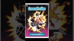 'Garbage Pail Kids Cards Jolted Joe #shorts'