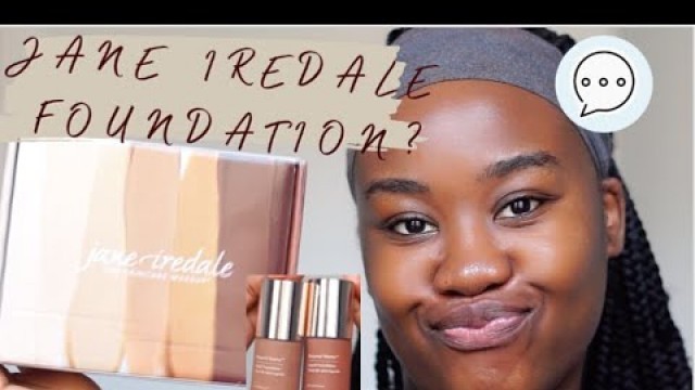 'JANE IREDALE FOUNDATION FIRST IMPRESSIONS + MINI REVIEW| LONTIAKANGWA @jane iredale'