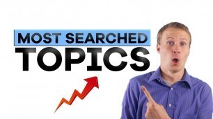 'Find Out The MOST SEARCHED Topics On Youtube So You Can Grow Your Youtube Channel FAST'