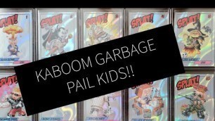 'KABOOM Garbage Pail Kids!!!  SPLAT!! from Black Market Trading Cards.'