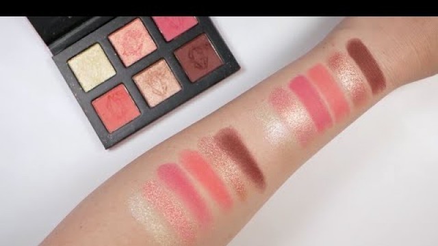 'Lethal Cosmetics MEMENTO Pressed Powder Palette Swatches'