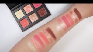 'Lethal Cosmetics MEMENTO Pressed Powder Palette Swatches'