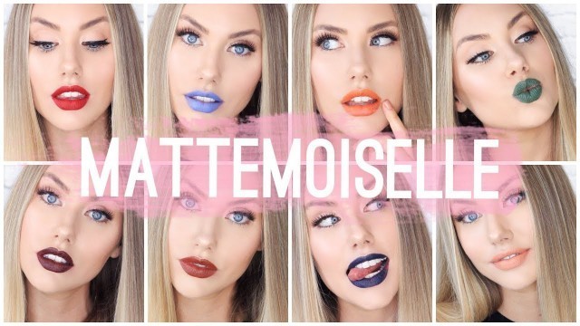 'FENTY BEAUTY - Mattemoiselle Plush Matte LIPSTICK SWATCHES!'