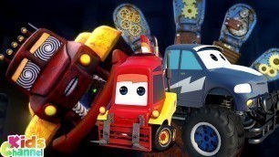 'Finger Family Song, Monster Truck Dan + More Car Cartoon Videos'