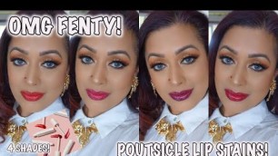 'REVIEW: NEW Fenty Beauty Poutsicle Hydrating Lip Stains!'