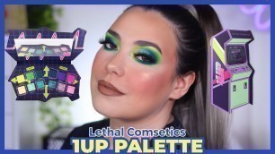'LETHAL COSMETICS 1UP PALETTE..MY FIRST TIME TRYING THE BRAND!'
