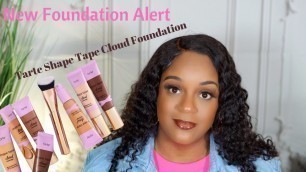 'Tarte Shape Tape Cloud Foundation Review & Wear Test Shade 53N'