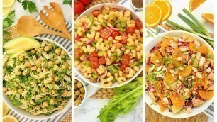 '3 Pasta Salad Recipes | No Mayo + Easy Summer Entertaining'