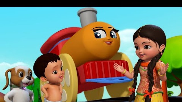 'Chuk Chuk Railu Vaccindi - Train Song | Telugu Rhymes for Children | Infobells'