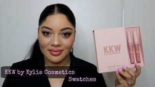 'KKW by Kylie Cosmetics | Swatches'