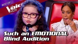 '9-Year-Old makes the coaches CRY during her Blind Audition in The Voice Kids'
