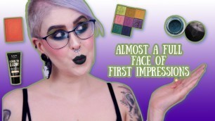'Almost A Full Face Of First Impressions│Nyx Cosmetics│Lethal Cosmetics Velvet Dusk│MakeupByAnnki'