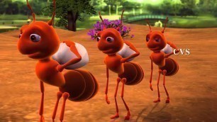 'Cheema entho chinnadi - Ants 3D Animation Telugu Rhymes For Children with Lyrics'