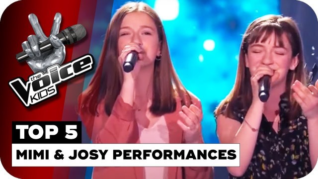 'TOP 5 MIMI & JOSY PERFORMANCES | The Voice Kids'