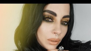 'Olive & Mustard Smokey Eyes | Cruelty Free Vegan makeup tutorial'