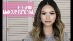 'Glowing Vegan Makeup Tutorial (How-to Apply Cream Makeup) | TERI MIYAHIRA'