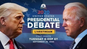 'President Trump and former VP Biden face off in first presidential debate — 9/29/2020'