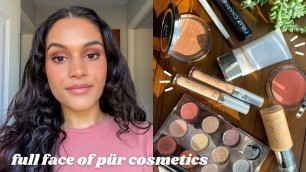 'full face of pür cosmetics // clean, vegan, cruelty free beauty'