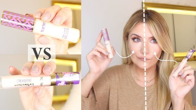 'TARTE SHAPE TAPE VS CREASELESS CONCEALER: WHICH ONE WINS? UNSPONSORED TRUTH'